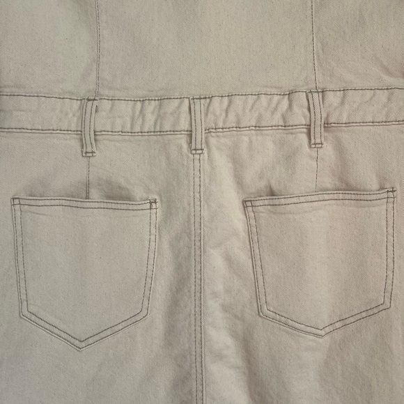 Celebrity Pink Juniors Button Up Denim Mini Dress With Belt Loops Size: L - Picture 5 of 7